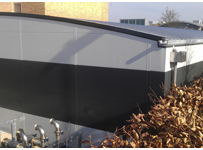 Curved roof data centre